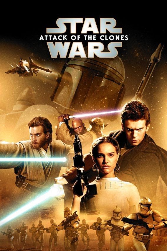 Capa do Star Wars: Ataque dos Clones